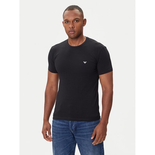 Emporio Armani Underwear T-Shirt EM000379 AF14133 UC001 Czarny Fitted Fit ze sklepu MODIVO w kategorii T-shirty męskie - zdjęcie 185416025