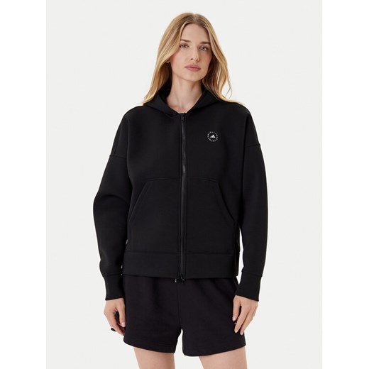 adidas by Stella McCartney Bluza JV7036 Czarny Loose Fit ze sklepu MODIVO w kategorii Bluzy damskie - zdjęcie 185416119
