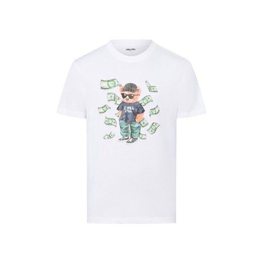Chill Pill Koszulka męska - Money Bear Mężczyźni Dżersej biały nadruk ze sklepu vangraaf w kategorii T-shirty męskie - zdjęcie 185417729