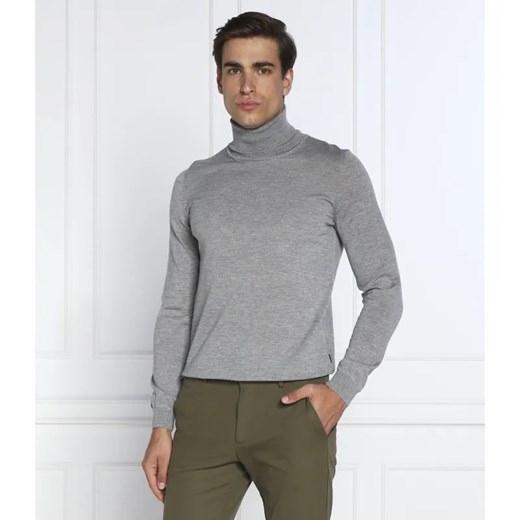 BOSS BLACK Wełniany golf Musso-P | Slim Fit ze sklepu Gomez Fashion Store w kategorii Swetry męskie - zdjęcie 185417828