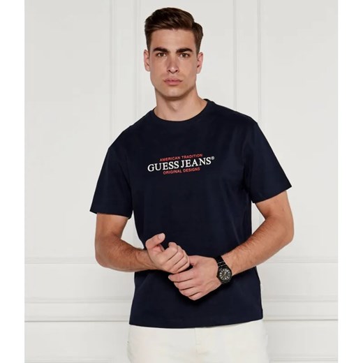 Guess Jeans T-shirt | Regular Fit ze sklepu Gomez Fashion Store w kategorii T-shirty męskie - zdjęcie 185417835