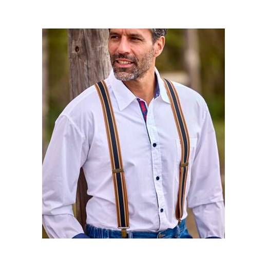 Szelki w prążki ze sklepu Atlas For Men w kategorii Szelki - zdjęcie 185419209