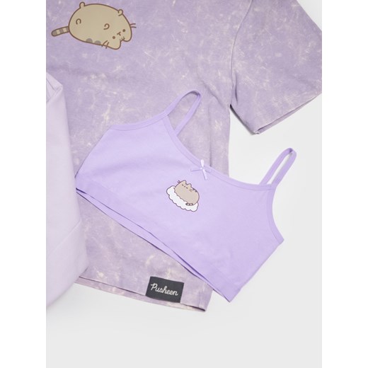 Sinsay - Top Pusheen The Cat - wielobarwny Sinsay 146/152 Sinsay