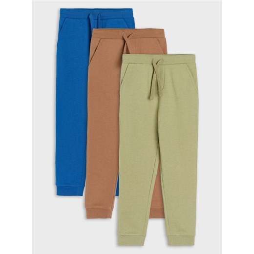 Sinsay - Spodnie 3 pack - brązowy - id: 471DN-84X - marki Sinsay - 185420118 Sinsay - Spodnie 3 pack - brązowy ze sklepu Sinsay w kategorii Spodnie dziewczęce - zdjęcie 185420118