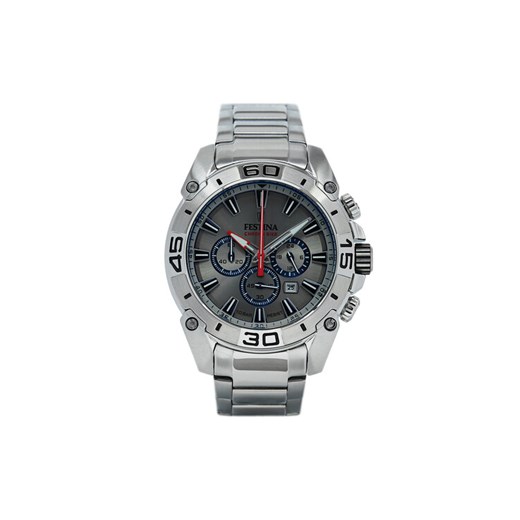 Festina Zegarek Chrono Bike '21 20543/1 Srebrny ze sklepu MODIVO w kategorii Zegarki - zdjęcie 185423029