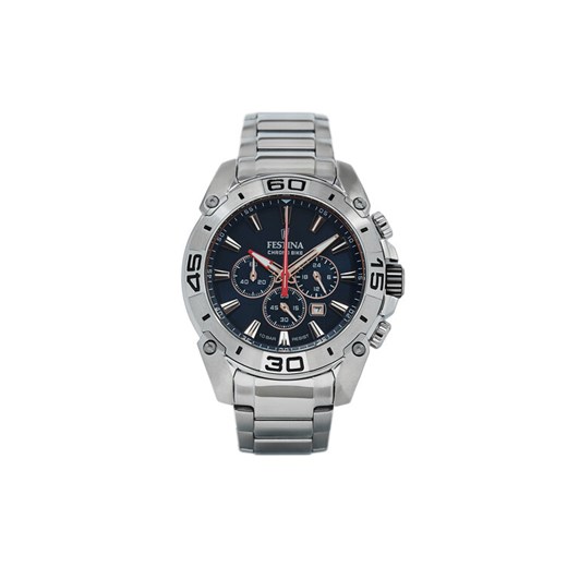 Festina Zegarek Chrono Bike '21 20543/4 Srebrny ze sklepu MODIVO w kategorii Zegarki - zdjęcie 185423039