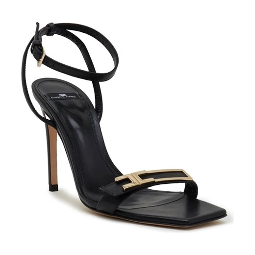 Elisabetta Franchi Skórzane sandały na szpilce ze sklepu Gomez Fashion Store w kategorii Sandały damskie - zdjęcie 185423889