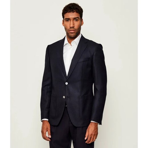 BOSS BLACK Wełniana marynarka H-Hutson-2PP-253 | Slim Fit ze sklepu Gomez Fashion Store w kategorii Marynarki męskie - zdjęcie 185423965