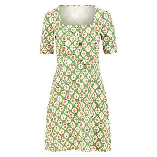 Blutsgeschwister Sukienka "Hip to Be Square" w kolorze zielonym S okazyjna cena Limango Polska