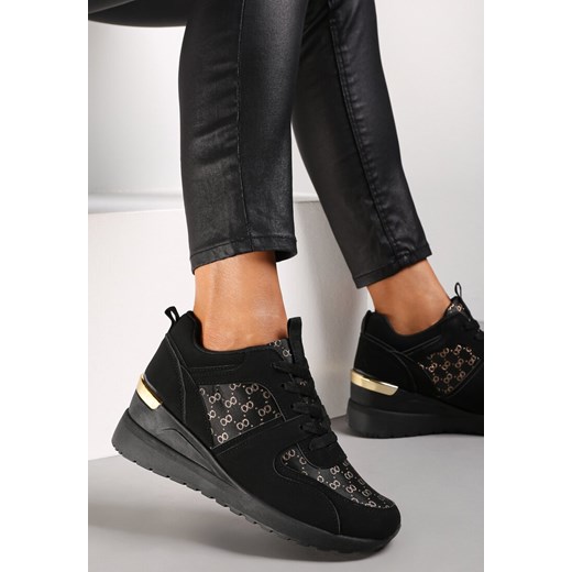 Czarne Sneakersy Tyrysus 39 born2be.pl okazyjna cena