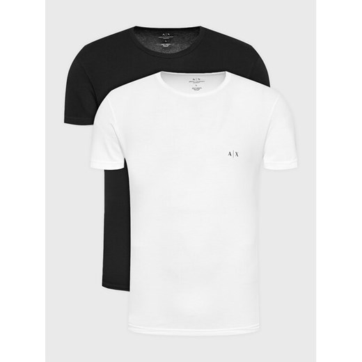 Armani Exchange Komplet 2 t-shirtów 956005 CC282 42520 Kolorowy Slim Fit ze sklepu MODIVO w kategorii T-shirty męskie - zdjęcie 185426608