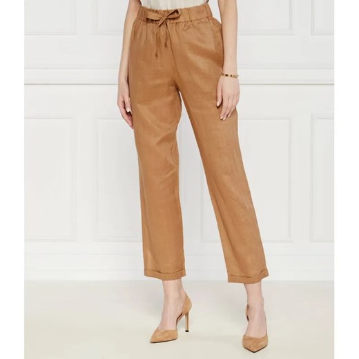 BOSS ORANGE Spodnie cygaretki timpa | Loose fit ze sklepu Gomez Fashion Store w kategorii Spodnie damskie - zdjęcie 185428929