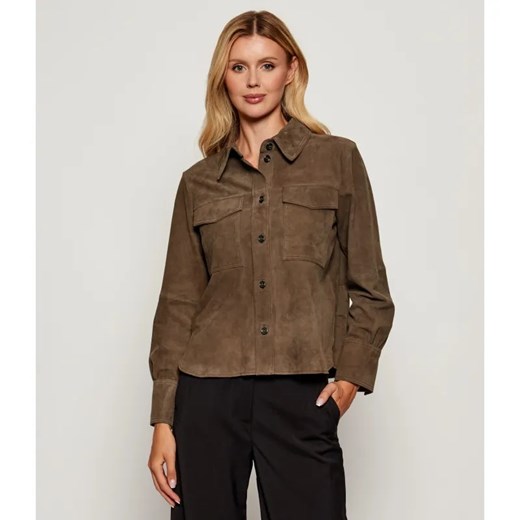 Marella Skórzana kurtka GIOCO | Regular Fit ze sklepu Gomez Fashion Store w kategorii Kurtki damskie - zdjęcie 185429055