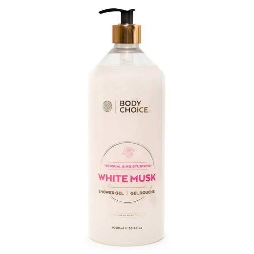 Body Choice Żel pod prysznic "White Musk" - 1000 ml Body Choice onesize okazyjna cena Limango Polska