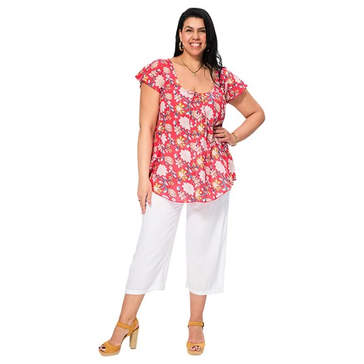 Aller Simplement Bluzka w kolorze czerwono-białym ze sklepu Limango Polska w kategorii Bluzki damskie - zdjęcie 185429617