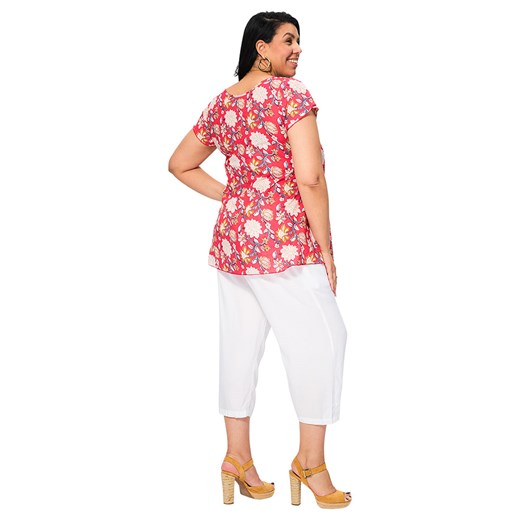 Aller Simplement Bluzka w kolorze czerwono-białym Aller Simplement 50/52 Limango Polska okazja