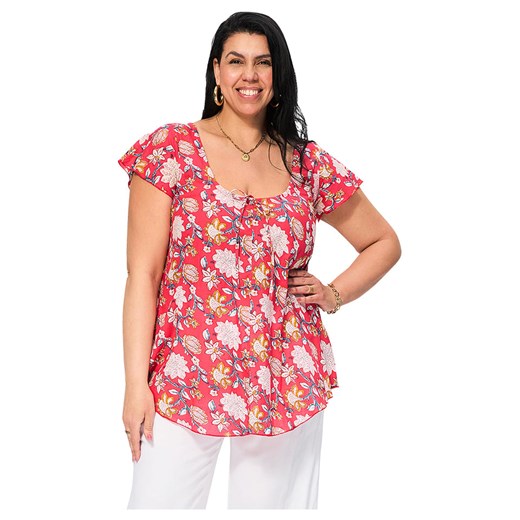 Aller Simplement Bluzka w kolorze czerwono-białym Aller Simplement 42/44 promocja Limango Polska