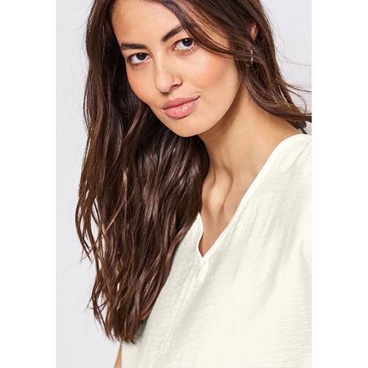 Street One Koszulka w kolorze kremowym Street One 40 wyprzedaż Limango Polska