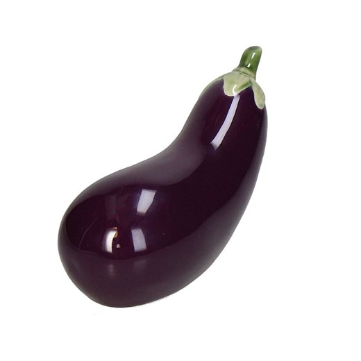 Kersten Figurka dekoracyjna &quot;Eggplant&quot; w kolorze fioletowym - 16 x 7,5 x 6,5 cm ze sklepu Limango Polska w kategorii Dekoracje - zdjęcie 185429895