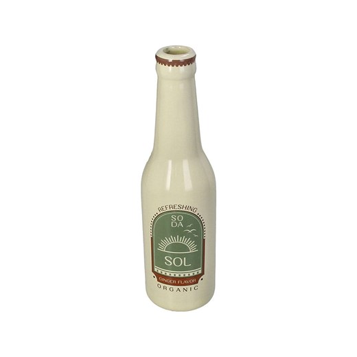 Kersten Wazon &quot;Soda Bottle&quot; w kolorze beżowym - wys. 24 x Ø 6,5 cm ze sklepu Limango Polska w kategorii Wazony - zdjęcie 185429909