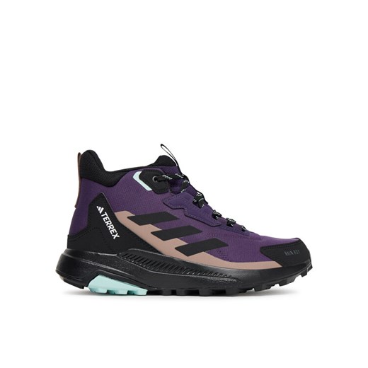 Trekkingi adidas Terrex Anylander Mid Rain.Rdy JQ9966 Fioletowy ze sklepu eobuwie.pl w kategorii Buty trekkingowe damskie - zdjęcie 185430389