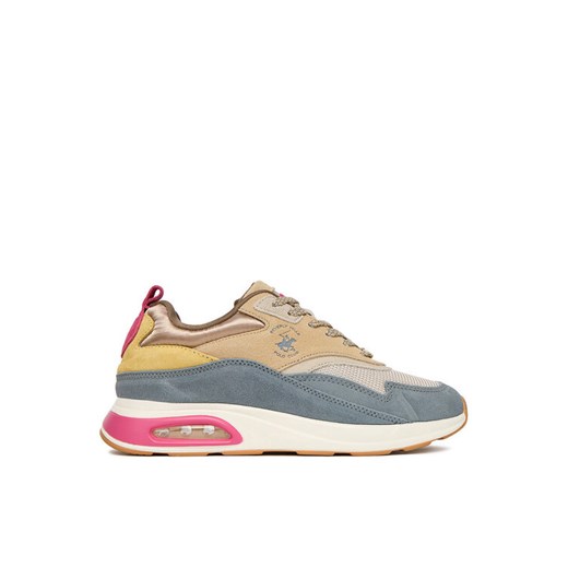 Sneakersy Beverly Hills Polo Club EO-L240061 Beżowy ze sklepu eobuwie.pl w kategorii Buty sportowe damskie - zdjęcie 185430446