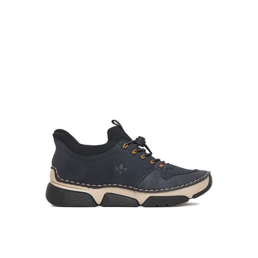Sneakersy Rieker 45963-14 Granatowy ze sklepu eobuwie.pl w kategorii Buty sportowe damskie - zdjęcie 185430466
