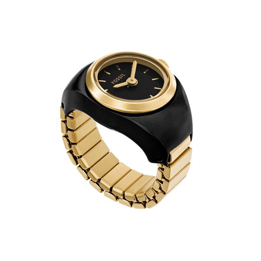 Zegarek Fossil Watch Ring ES5413 Czarny ze sklepu eobuwie.pl w kategorii Zegarki - zdjęcie 185430479