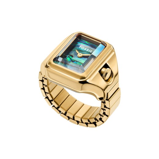 Zegarek Fossil Raquel Watch Ring ES5411 Złoty ze sklepu eobuwie.pl w kategorii Zegarki - zdjęcie 185430517