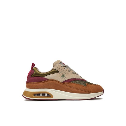 Sneakersy Beverly Hills Polo Club EO-L240061 Beżowy ze sklepu eobuwie.pl w kategorii Buty sportowe damskie - zdjęcie 185430528