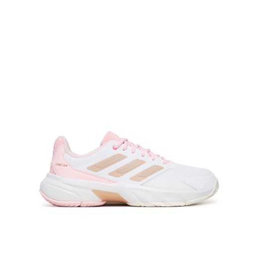 Buty do tenisa adidas Courtjam Control 3 JP9739 Biały ze sklepu eobuwie.pl w kategorii Buty sportowe damskie - zdjęcie 185430556