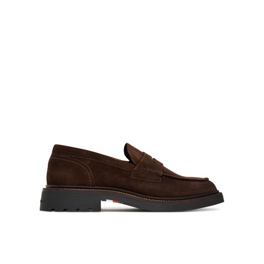 Mokasyny Tommy Hilfiger Comfort Lwt FM0FM05727 Brązowy ze sklepu eobuwie.pl w kategorii Mokasyny męskie - zdjęcie 185430567