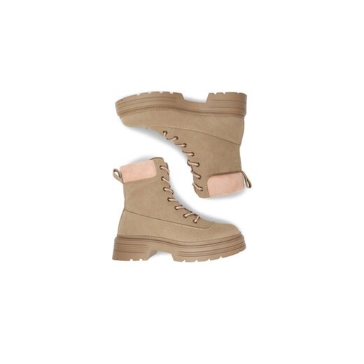 Trzewiki DeeZee 25519-1 Beżowy 38 eobuwie.pl