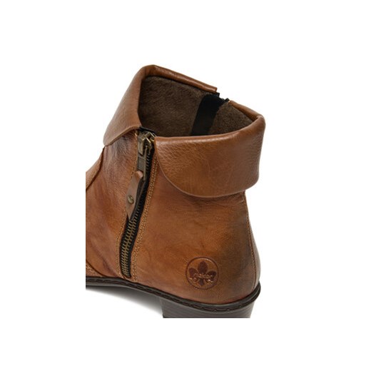 Botki Rieker Y07A8-22 Brązowy Rieker 41 eobuwie.pl