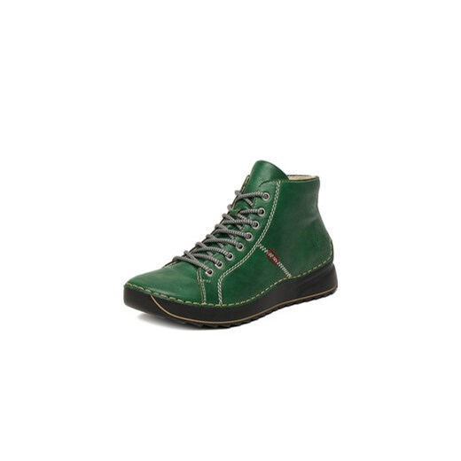 Botki Rieker 71510-52 Zielony Rieker 38 eobuwie.pl