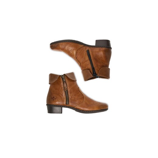 Botki Rieker Y07A8-22 Brązowy Rieker 40 eobuwie.pl