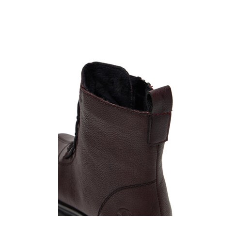Botki Rieker Y7150-35 Bordowy Rieker 37 eobuwie.pl