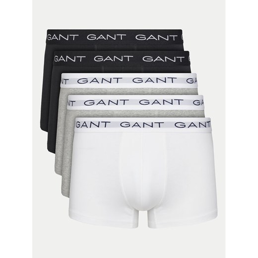 Gant Komplet 5 par bokserek 900025003 Szary ze sklepu MODIVO w kategorii Majtki męskie - zdjęcie 185431299
