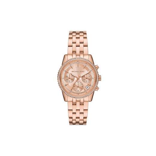 Michael Kors Zegarek Ritz Ladies Chronograph MK7531 Różowy ze sklepu MODIVO w kategorii Zegarki - zdjęcie 185431426