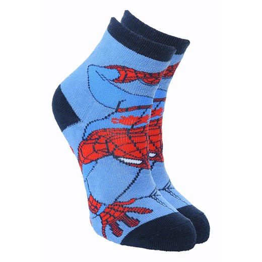 Spiderman Skarpety &quot;Spider-Man&quot; w kolorze błękitnym ze sklepu Limango Polska w kategorii Skarpetki dziecięce - zdjęcie 185432529