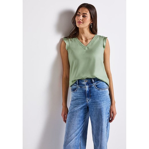 Street One Koszulka w kolorze jasnozielonym Street One 40 promocja Limango Polska