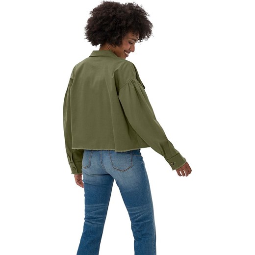 Heine Kurtka dżinsowa w kolorze khaki Heine 48 wyprzedaż Limango Polska