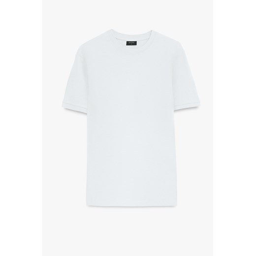 T SHIRT MORAND BIAŁY Z BAWEŁNY ze sklepu Recman w kategorii T-shirty męskie - zdjęcie 185432927
