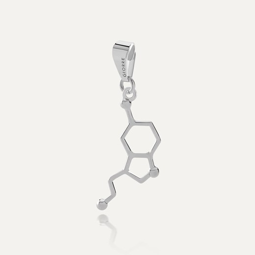 Charms zawieszka - serotonina, srebro 925 w pokryciu platyną ze sklepu GIORRE w kategorii Zawieszki - zdjęcie 185432997