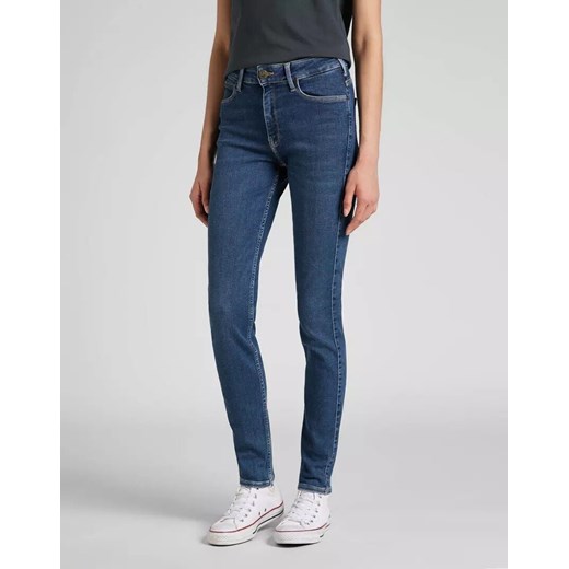 LEE FOREVERFIT DAMSKIE SPODNIE JEANSOWE JEANSY DARK SUBTLE WORN L32SOVPE 112318860 ze sklepu YouNeedit.pl w kategorii Jeansy damskie - zdjęcie 185433708