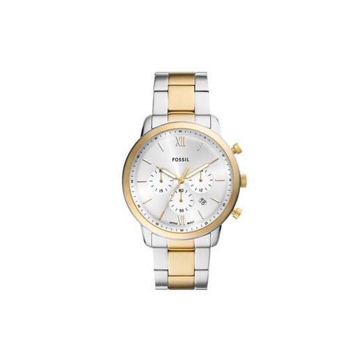 Zegarek Fossil Neutra Chronograph FS6112 Srebrny ze sklepu eobuwie.pl w kategorii Zegarki - zdjęcie 185434346
