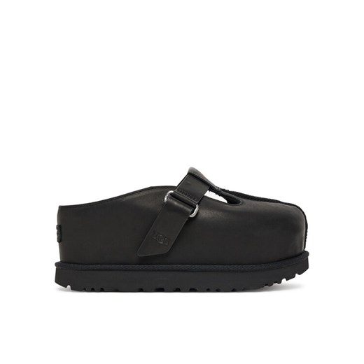 Klapki Ugg W Goldenstar Hi Clog 1169591 Czarny ze sklepu eobuwie.pl w kategorii Klapki damskie - zdjęcie 185434439