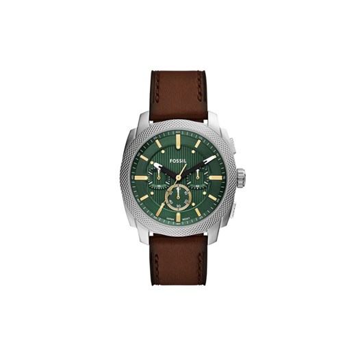 Zegarek Fossil Machine Chronograph FS6100 Brązowy ze sklepu eobuwie.pl w kategorii Zegarki - zdjęcie 185434449