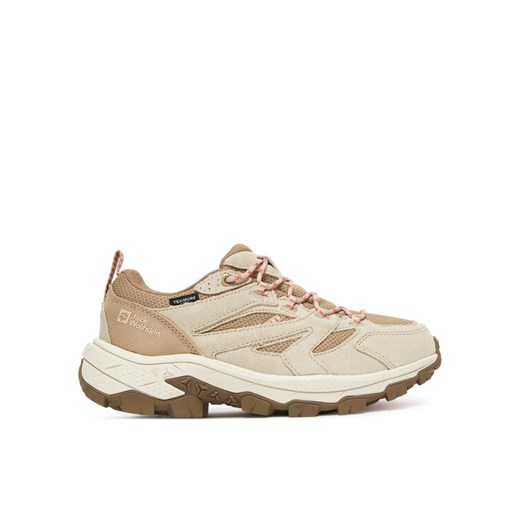 Trekkingi Jack Wolfskin Vojo Tour Texapore Low A62069 Beżowy ze sklepu eobuwie.pl w kategorii Buty trekkingowe damskie - zdjęcie 185434486