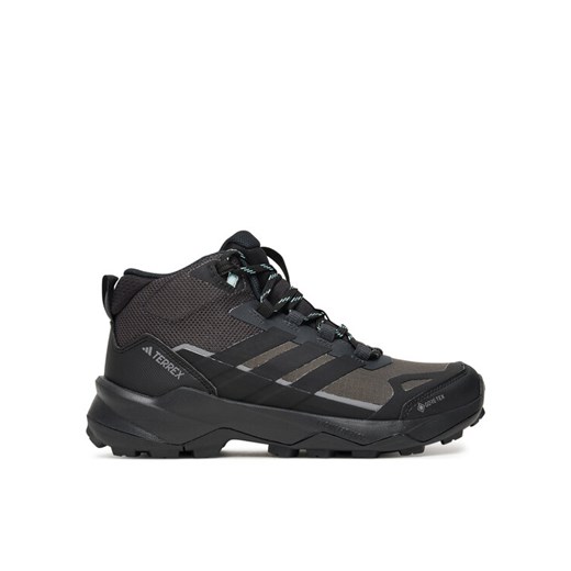 Trekkingi adidas Terrex Skychaser AX5 Mid GORE-TEX JQ2219 Szary ze sklepu eobuwie.pl w kategorii Buty trekkingowe damskie - zdjęcie 185434496